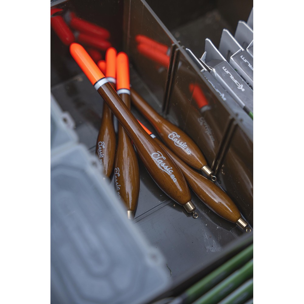 Korum Classic Loaded Body Waggler Float Brown/Olive/Orange