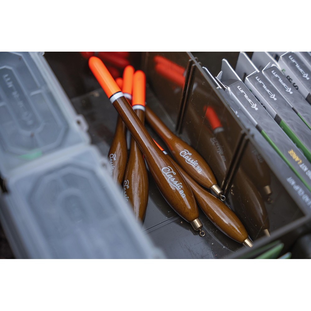 Korum Classic Loaded Body Waggler Float Brown/Olive/Orange