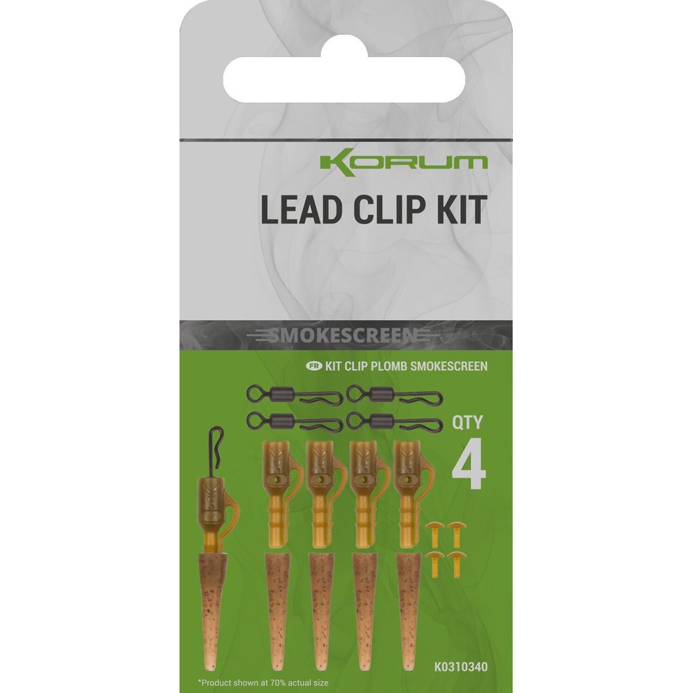 Korum Smokescreen Lead Clip Kit