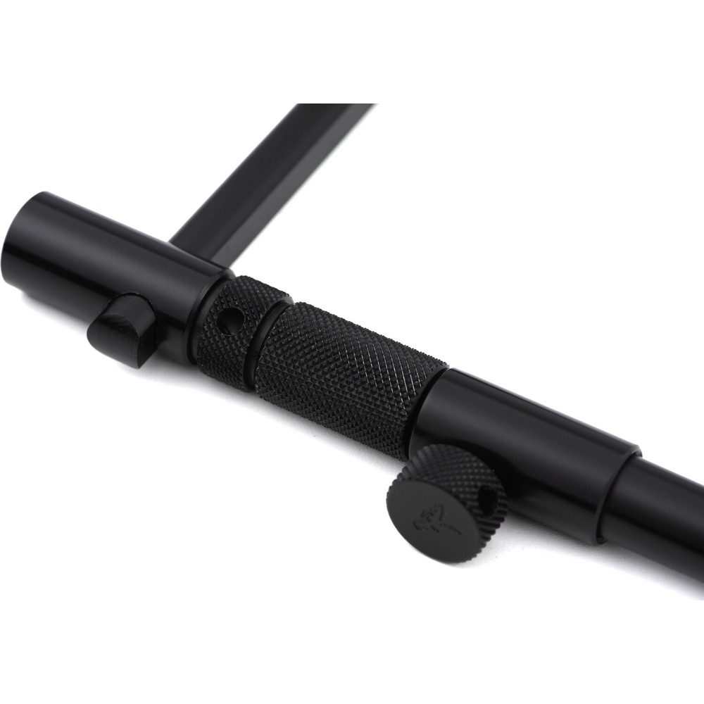 Fox Black Label Slim Adjustable 3 Rod Buzz Bars Black
