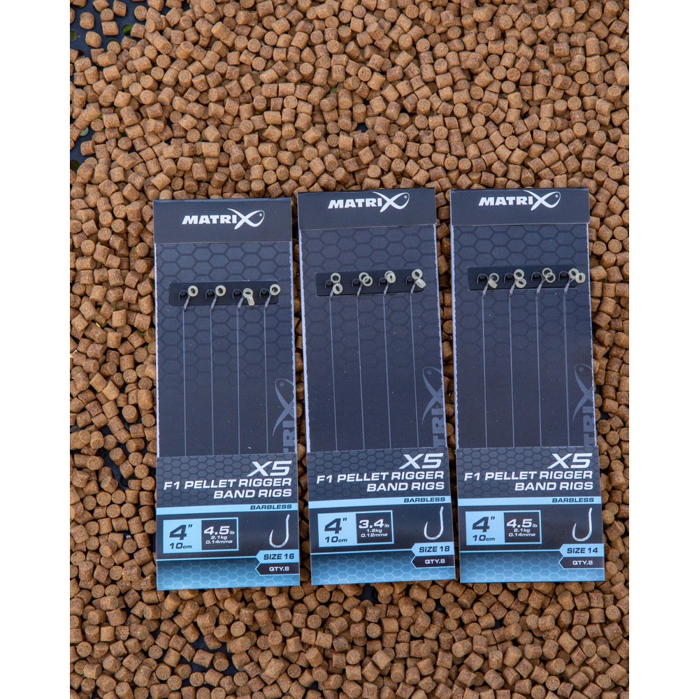 Matrix X5 F1 Pellet Rigger 10cm Band Transparent