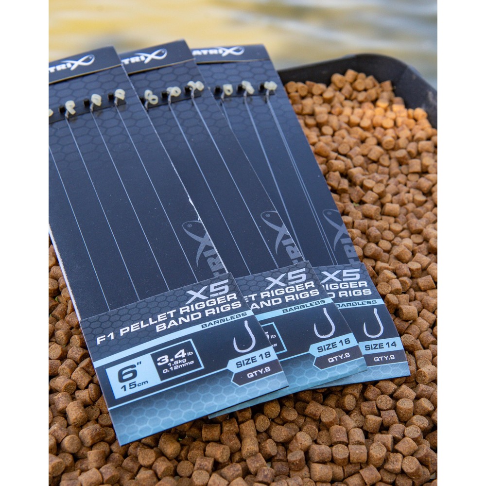 Matrix X5 F1 Pellet Rigger 15cm Band Transparent