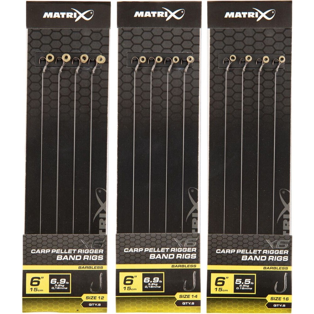 Matrix X6 Carp Pellet Rigger 15cm Band