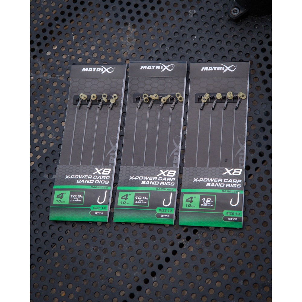 Matrix X8 X-Power Carp 10cm Band Transparent