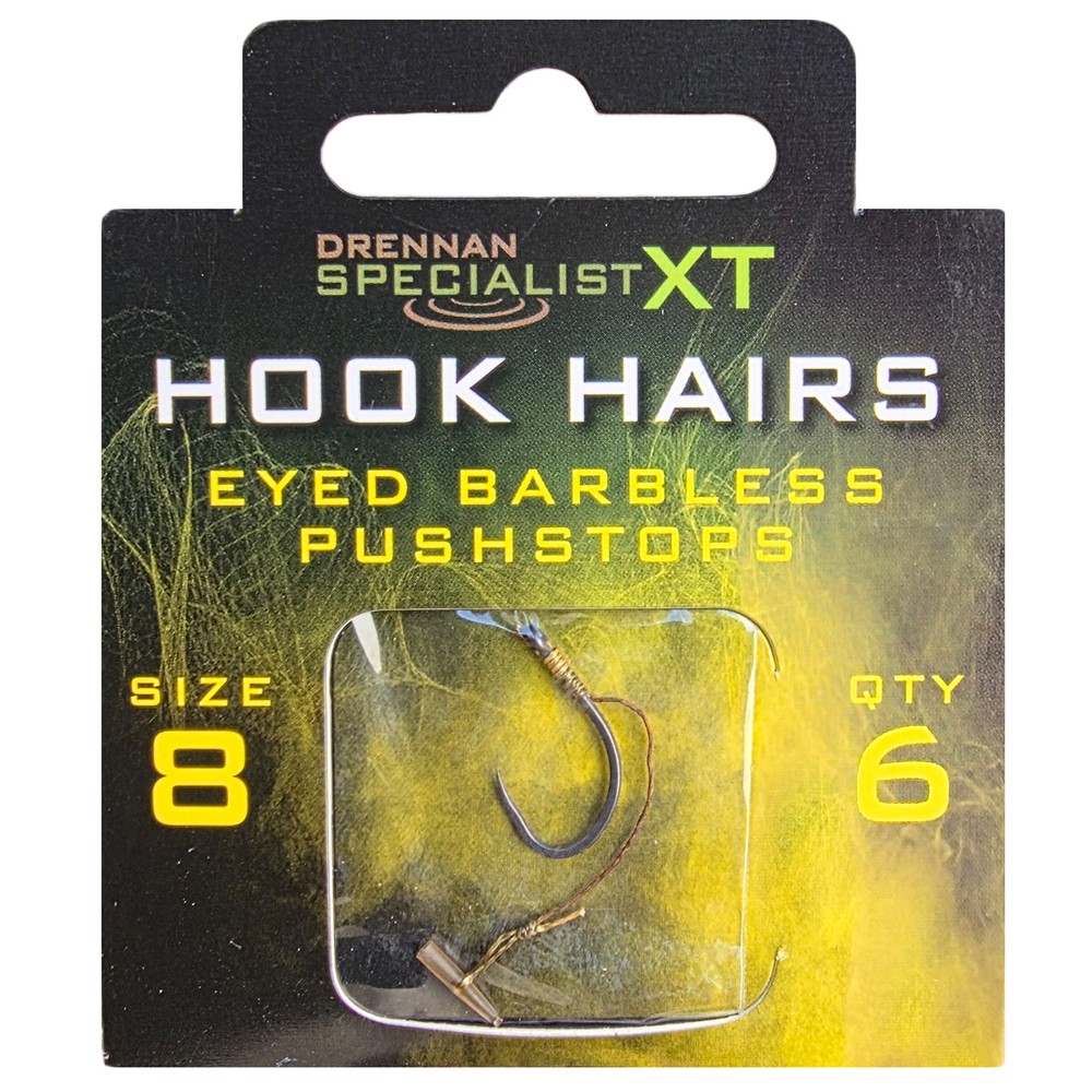 Drennan Specialist Hook Hair Pushstops Transparent