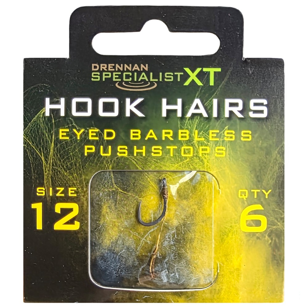 Drennan Specialist Hook Hair Pushstops Transparent