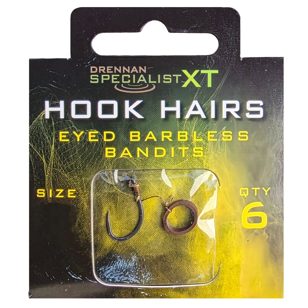 Drennan Specialist Hook Hair Bandits - Barbless