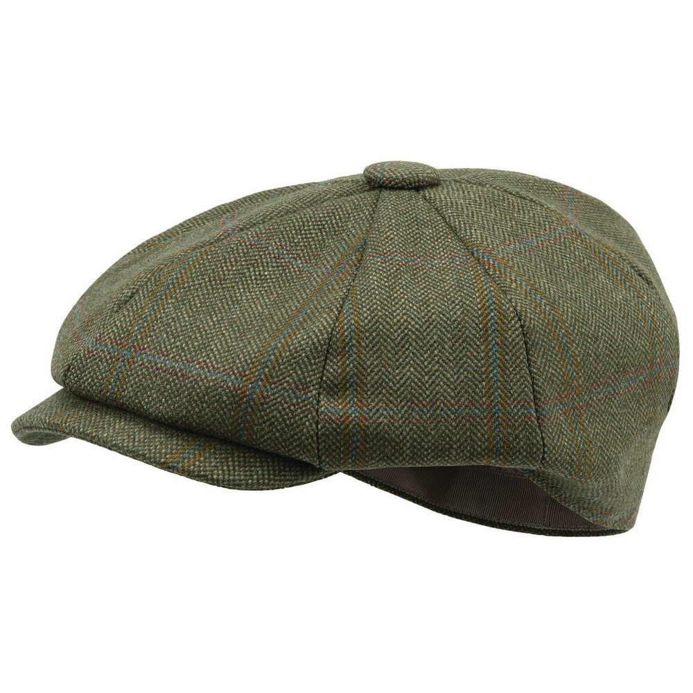 green newsboy cap