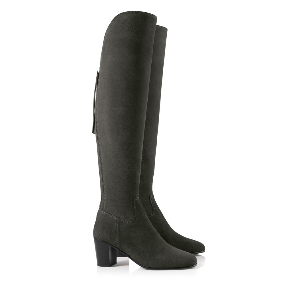 Fairfax & Favor Fairfax & Favor Heeled Amira Boot - Grey