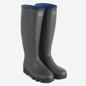 Le Chameau Ceres Neoprene Lined Men's Wellington Boots in Vert Bronze