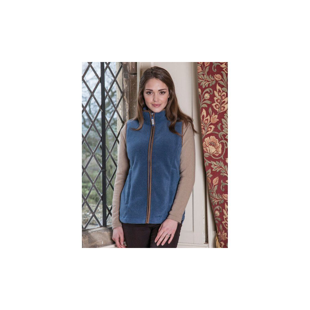 Schoffel Lyndon Fleece Gilet In Denim
