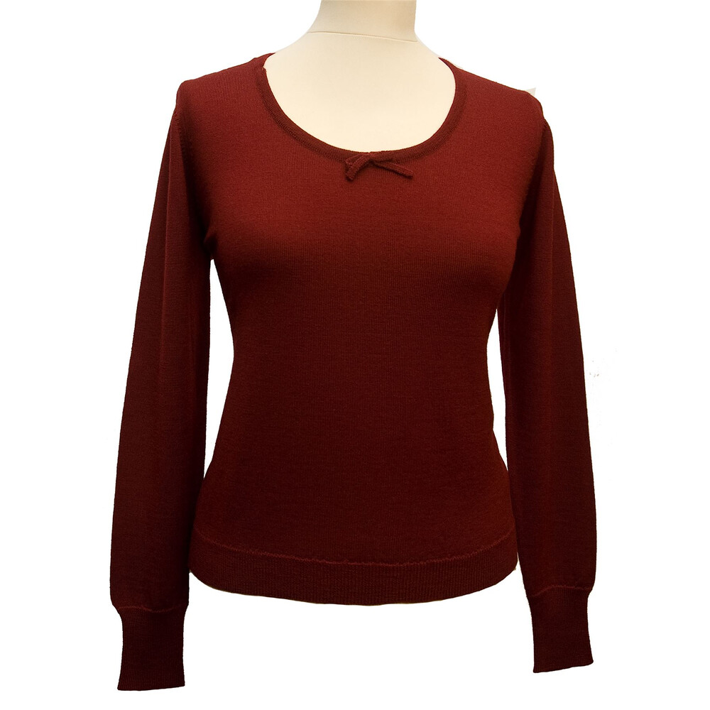 William Lockie Muriel Scoop Neck Pullover | Allcocks